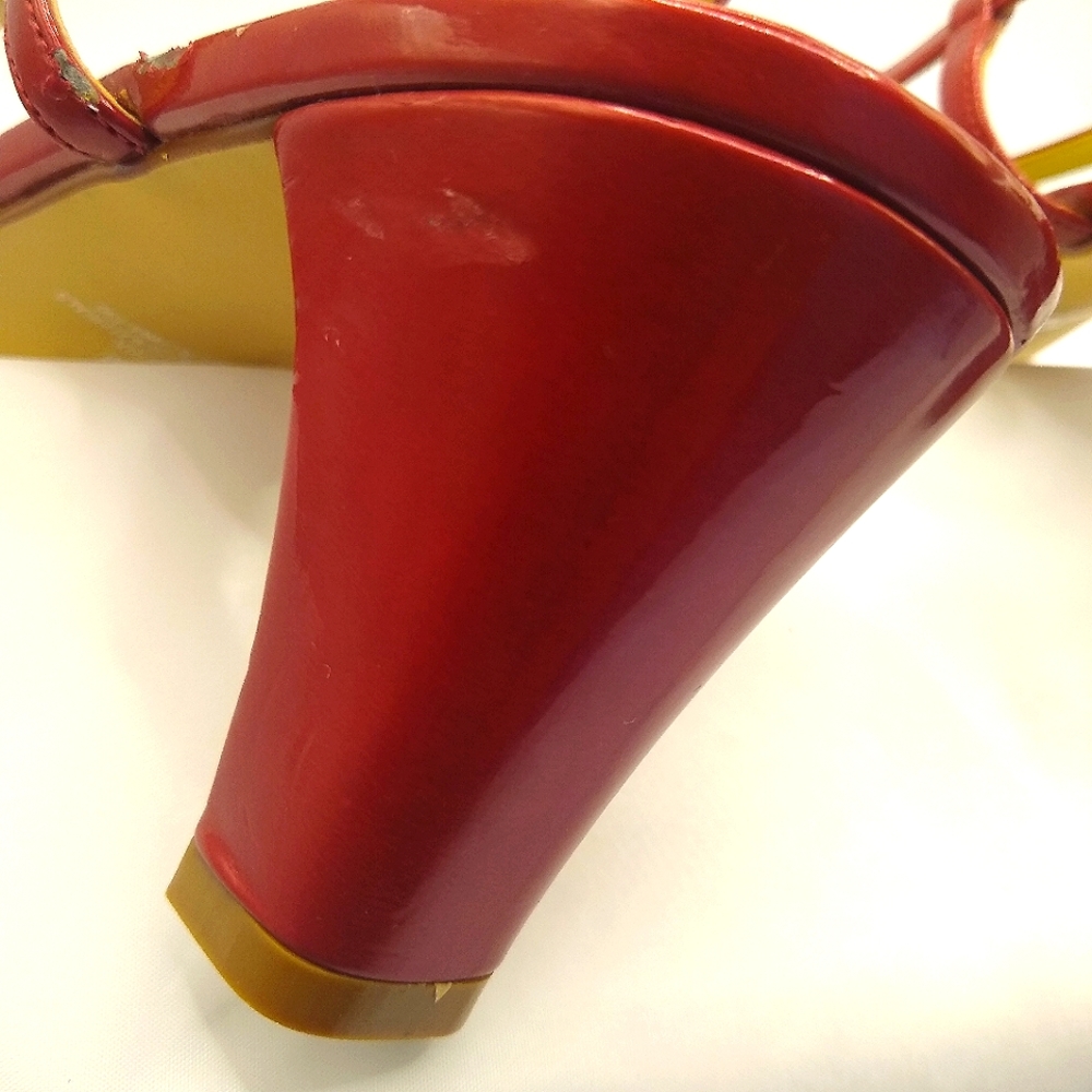 Impo Maria Tri-Colored Strappy Patin Leather Sandal - Picture 8 of 13